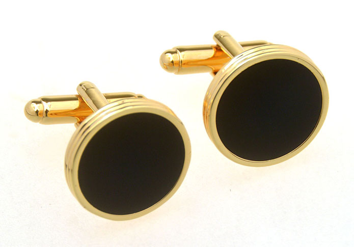  Black Classic Cufflinks Onyx Cufflinks Wholesale & Customized  CL657029