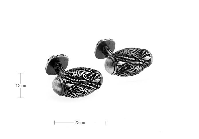 Spartan Series Cufflinks  Gray Steady Cufflinks Paint Cufflinks Religious and Zen Wholesale & Customized  CL630762