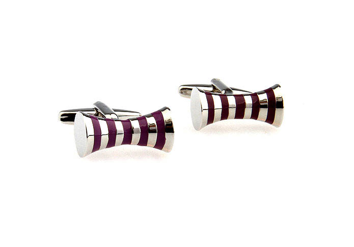  Purple Romantic Cufflinks Paint Cufflinks Wholesale & Customized  CL651526