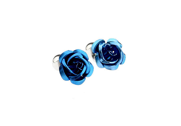 Valentine BLUELOVER Cufflinks  Blue Elegant Cufflinks Paint Cufflinks Recreation Wholesale & Customized  CL651593