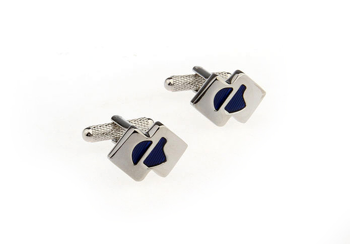  Blue Elegant Cufflinks Paint Cufflinks Wholesale & Customized  CL651676