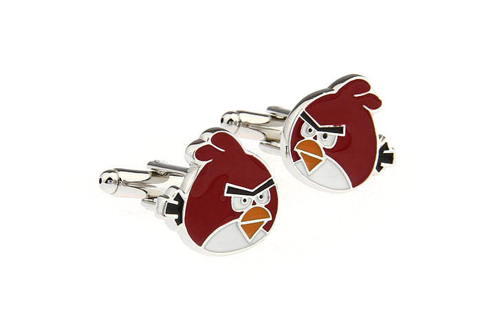 Angry Birds Cufflinks  Multi Color Fashion Cufflinks Paint Cufflinks Animal Wholesale & Customized  CL651761