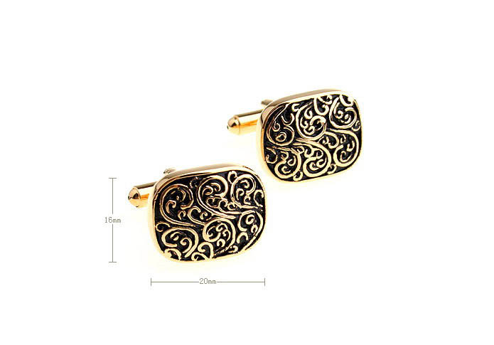 Tadpoles Cufflinks  Gold Luxury Cufflinks Paint Cufflinks Wholesale & Customized  CL651802