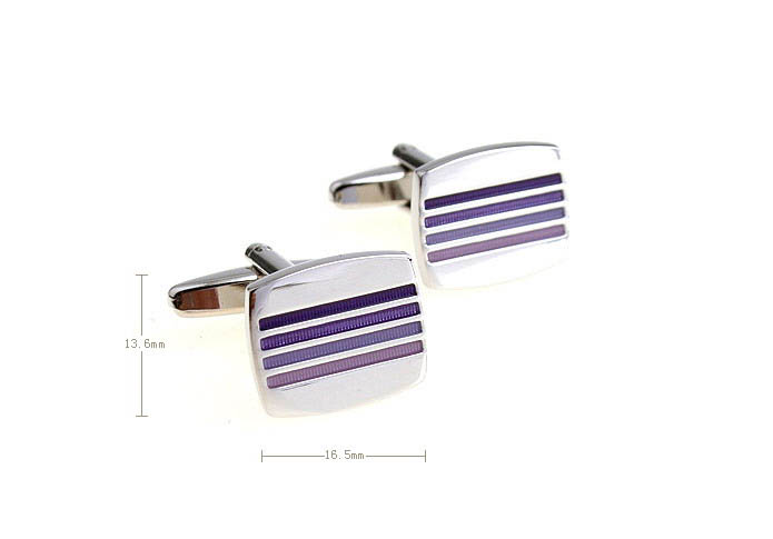 Purple Romantic Cufflinks Paint Cufflinks Wholesale & Customized  CL651828