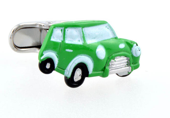 Cars Cufflinks  Green Intimate Cufflinks Paint Cufflinks Transportation Wholesale & Customized  CL654055