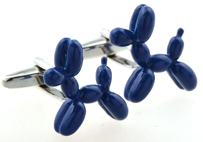 Little rabbit Cufflinks  Blue Elegant Cufflinks Paint Cufflinks Animal Wholesale & Customized  CL654424