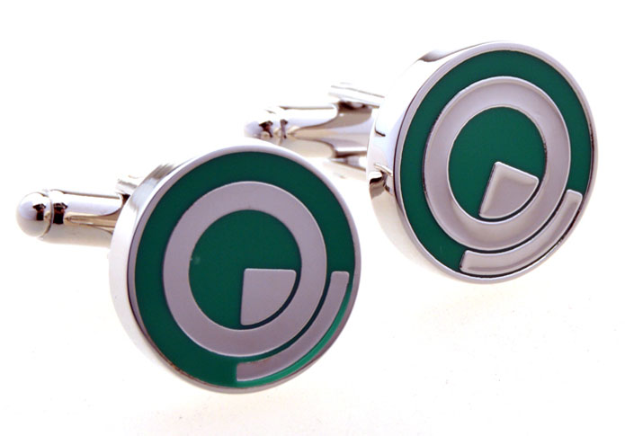 Scanner Cufflinks Green Intimate Cufflinks Paint Cufflinks Tools Wholesale & Customized CL654922
