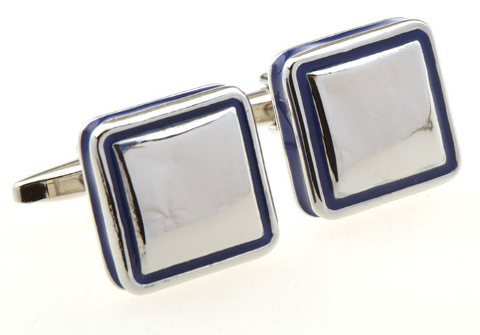 Blue Elegant Cufflinks Paint Cufflinks Wholesale & Customized CL655474