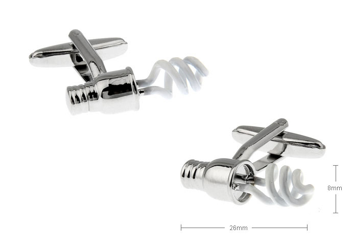 Incandescent Cufflinks  White Purity Cufflinks Paint Cufflinks Tools Wholesale & Customized  CL655740