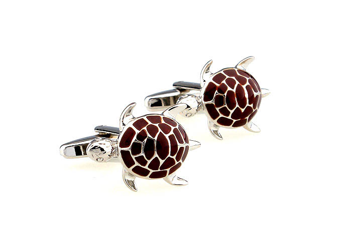 Tortoise Cufflinks  Khaki Dressed Cufflinks Paint Cufflinks Animal Wholesale & Customized  CL662428