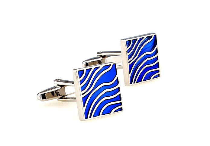  Blue Elegant Cufflinks Paint Cufflinks Wholesale & Customized  CL662462