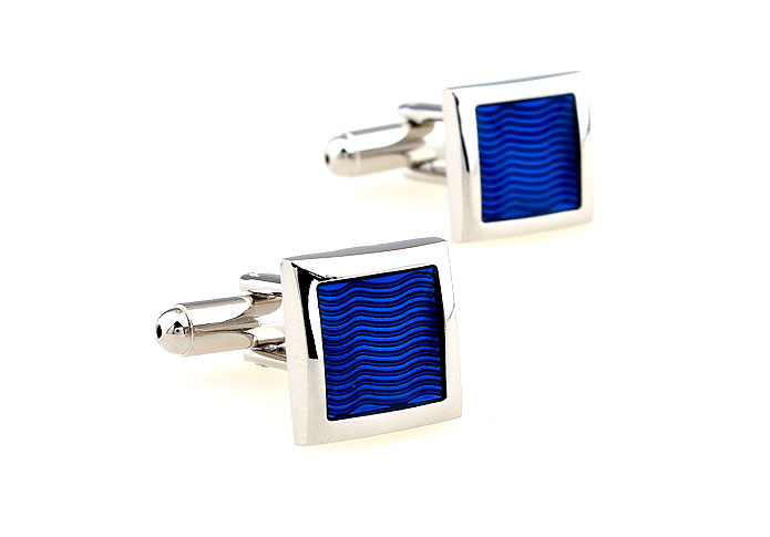  Blue Elegant Cufflinks Paint Cufflinks Wholesale & Customized  CL662483