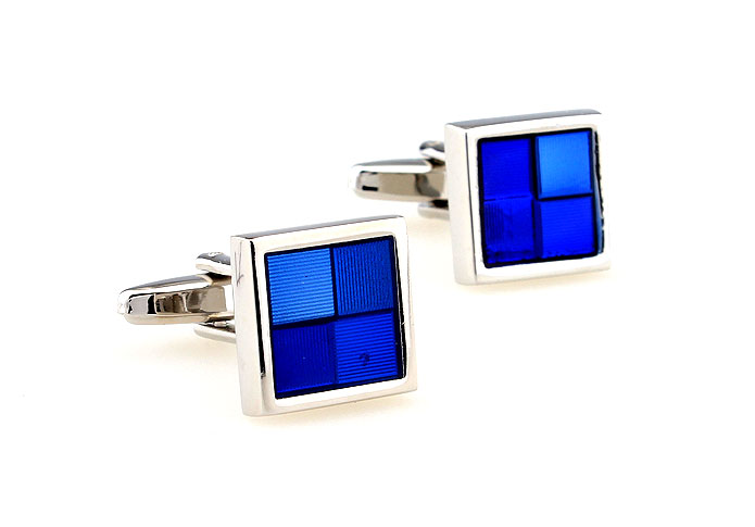  Blue Elegant Cufflinks Paint Cufflinks Wholesale & Customized  CL662499