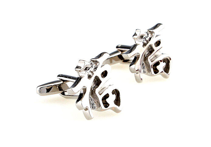 Hofman world Cufflinks  Silver Texture Cufflinks Metal Cufflinks Wedding Wholesale & Customized  CL662565