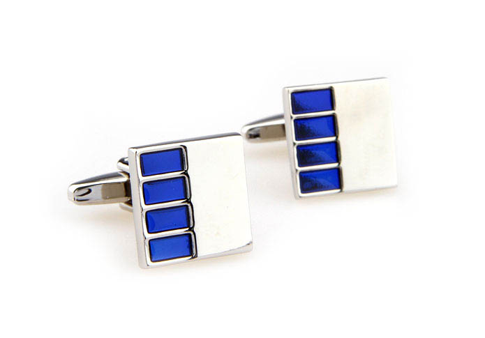  Blue Elegant Cufflinks Paint Cufflinks Wholesale & Customized  CL662640