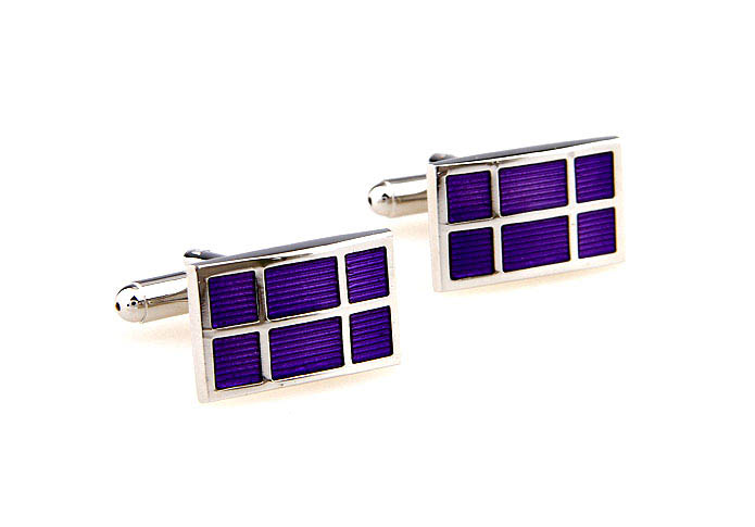  Purple Romantic Cufflinks Paint Cufflinks Wholesale & Customized  CL662678