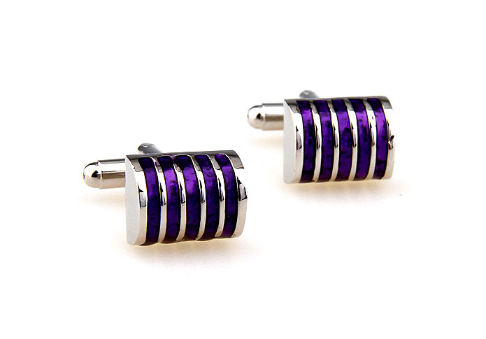  Purple Romantic Cufflinks Paint Cufflinks Wholesale & Customized  CL662838