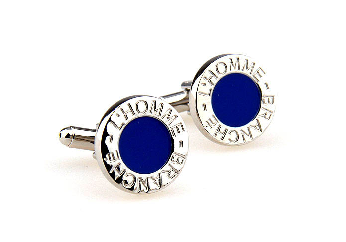 LHOMME BRANCHE Cufflinks  Blue Elegant Cufflinks Paint Cufflinks Flags Wholesale & Customized  CL662918