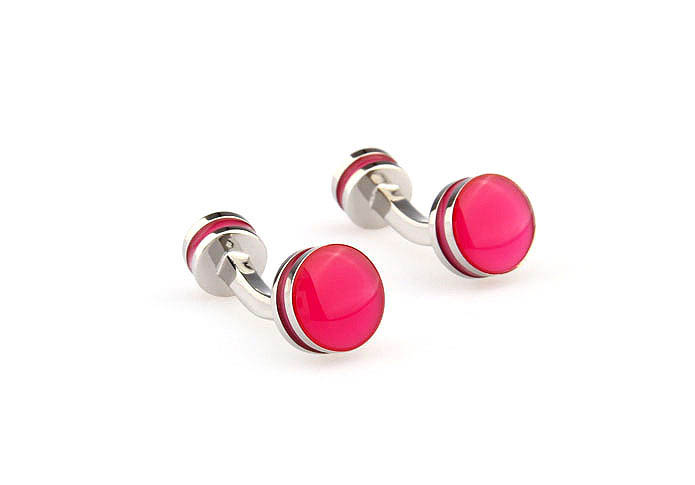 Duplex Cufflinks  Pink Charm Cufflinks Paint Cufflinks Funny Wholesale & Customized  CL663021