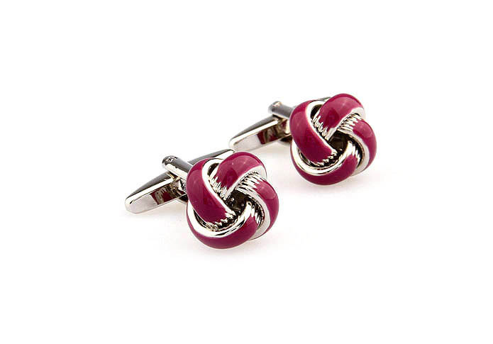  Purple Romantic Cufflinks Paint Cufflinks Knot Wholesale & Customized  CL663035
