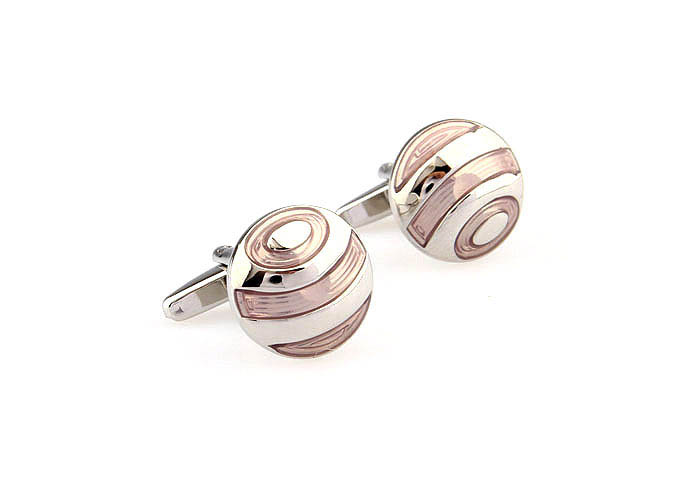  Pink Charm Cufflinks Paint Cufflinks Wholesale & Customized  CL663134