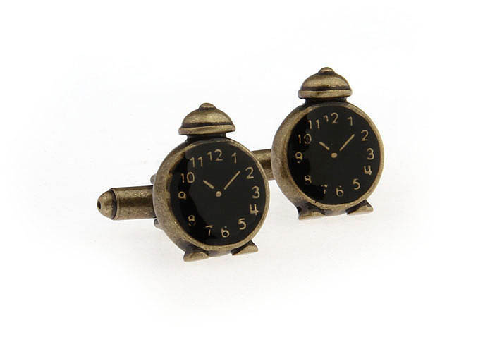 Bronze clock Cufflinks  Bronzed Classic Cufflinks Paint Cufflinks Tools Wholesale & Customized  CL663653