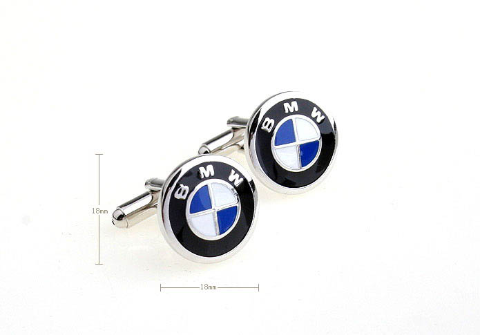 BMW Cars marked Cufflinks  Multi Color Fashion Cufflinks Paint Cufflinks Automotive Wholesale & Customized  CL670945