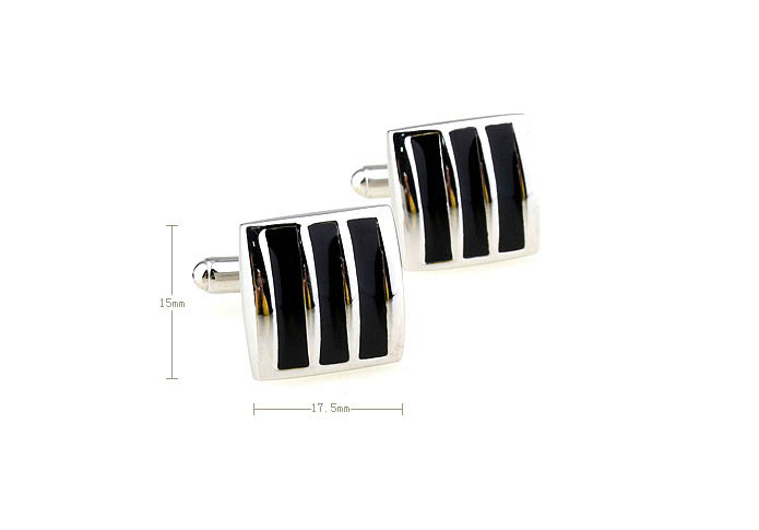  Black Classic Cufflinks Paint Cufflinks Wholesale & Customized  CL671039