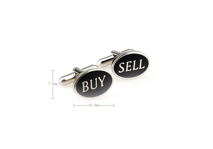 BUY & SELL sell buy Cufflinks  Black Classic Cufflinks Paint Cufflinks Occupational Wholesale & Customized  CL671063