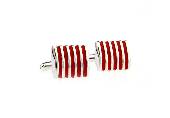  Red Festive Cufflinks Paint Cufflinks Wholesale & Customized  CL671219