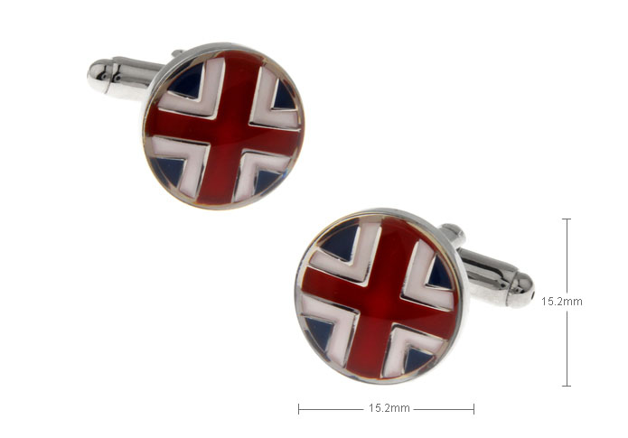 The British flag Cufflinks  Multi Color Fashion Cufflinks Paint Cufflinks Flag Wholesale & Customized  CL671776