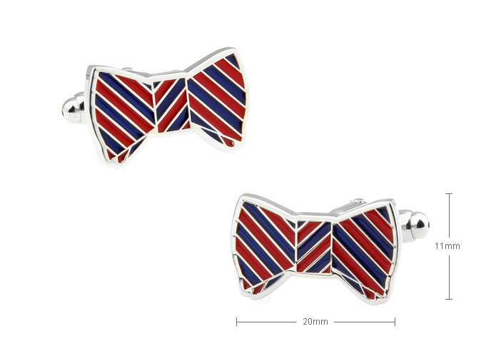 Dress Bow Tie Cufflinks Multi Color Fashion Cufflinks Paint Cufflinks Hipster Wear Wholesale & Customized CL671850