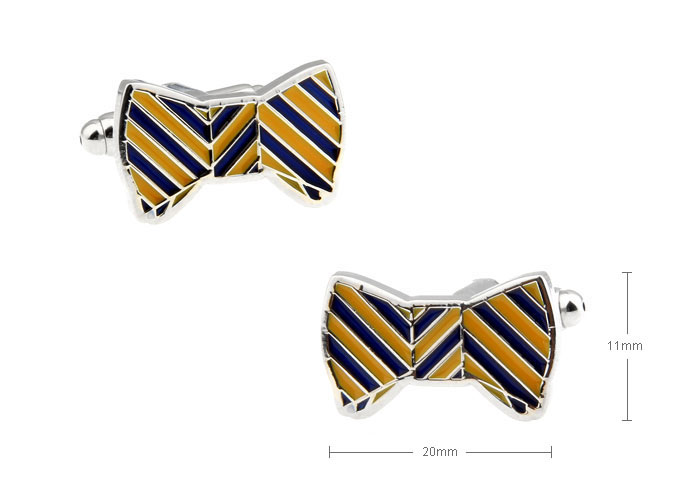Dress Bow Tie Cufflinks Multi Color Fashion Cufflinks Paint Cufflinks Hipster Wear Wholesale & Customized CL671852