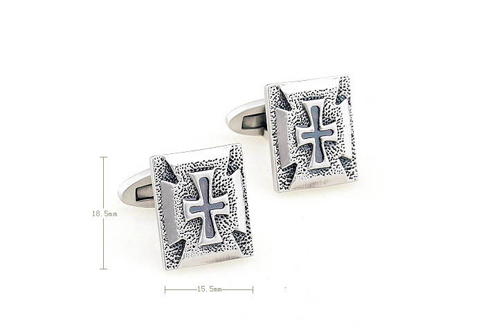 Cross Cufflinks  Black Classic Cufflinks Paint Cufflinks Religious and Zen Wholesale & Customized  CL680920