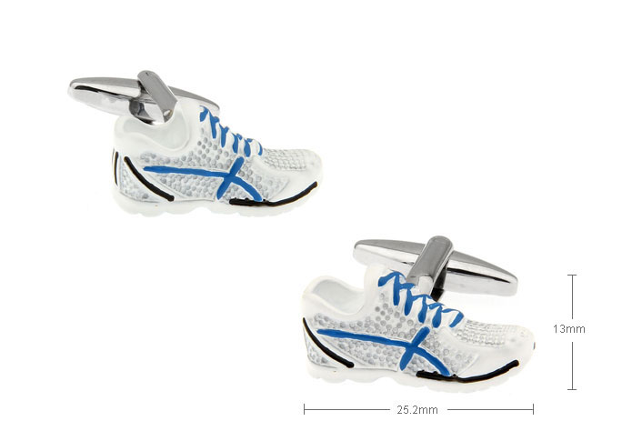 Sports Shoes Cufflinks  Multi Color Fashion Cufflinks Paint Cufflinks Hipster Wear Wholesale & Customized  CL720767