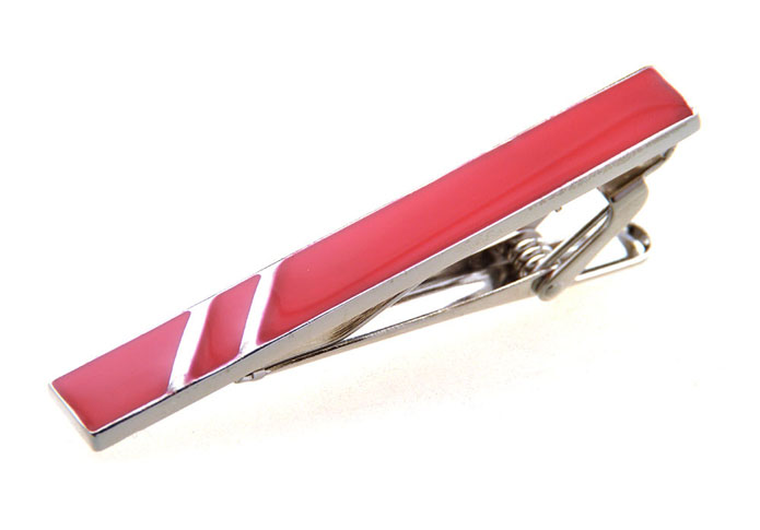 Red Festive Tie Clips Paint Tie Clips Wholesale & Customized  CL851044