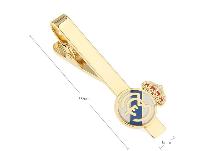 Real Madrid Football Club Tie Clips  Multi Color Fashion Tie Clips Paint Tie Clips Flags Wholesale & Customized  CL870760