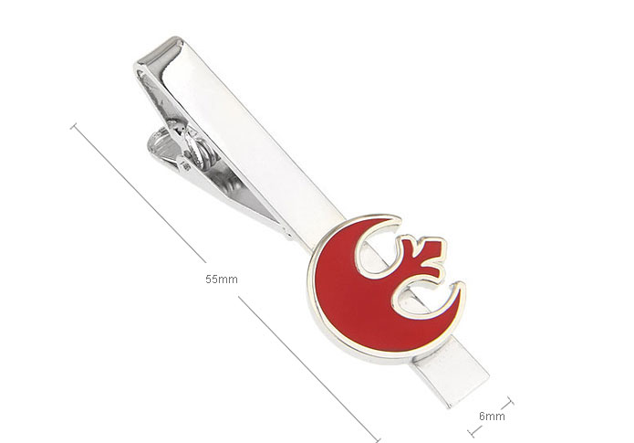  Red Festive Tie Clips Paint Tie Clips Flags Wholesale & Customized  CL870769