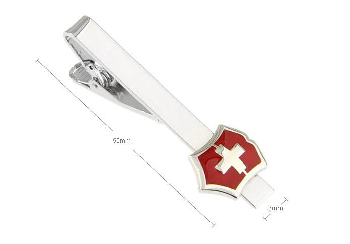 Swiss Army Knife Tie Clips  Red Festive Tie Clips Paint Tie Clips Flags Wholesale & Customized  CL870772
