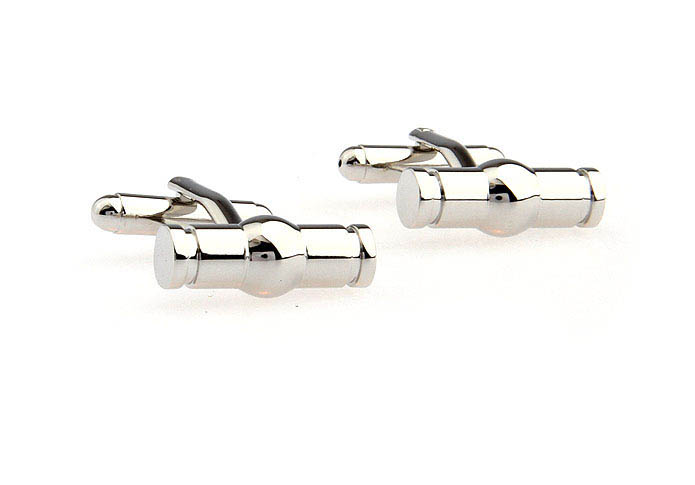  Silver Texture Cufflinks Metal Cufflinks Funny Wholesale & Customized  CL652559