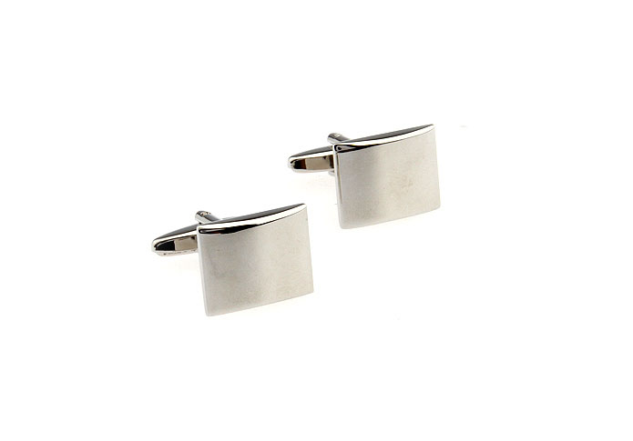  Silver Texture Cufflinks Metal Cufflinks Wholesale & Customized  CL652573