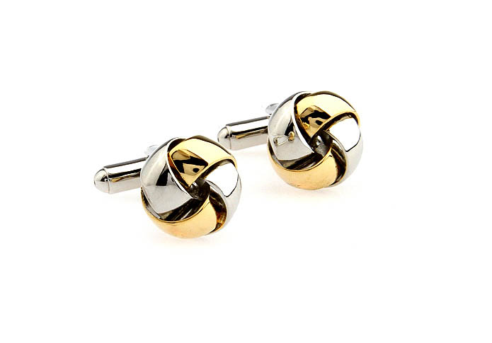  Gold Luxury Cufflinks Metal Cufflinks Knot Wholesale & Customized  CL652606