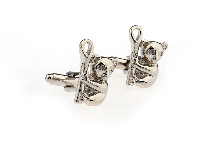 Sloth Cufflinks  Silver Texture Cufflinks Metal Cufflinks Animal Wholesale & Customized  CL652759