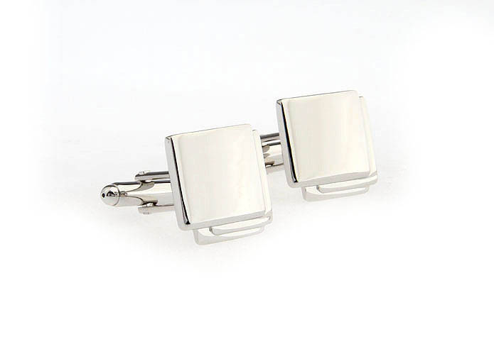 Silver Texture Cufflinks Metal Cufflinks Wholesale & Customized  CL652760