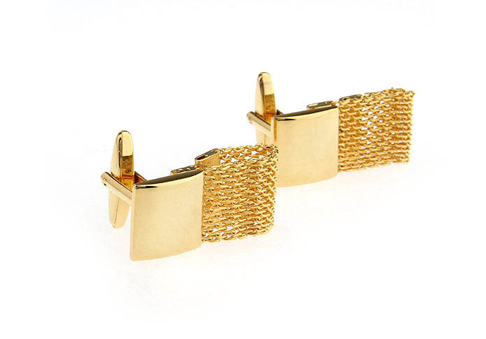 Chain Cufflinks  Gold Luxury Cufflinks Metal Cufflinks Funny Wholesale & Customized  CL652798