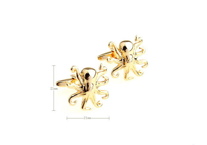 Golden Spiders Cufflinks  Gold Luxury Cufflinks Metal Cufflinks Animal Wholesale & Customized  CL652821