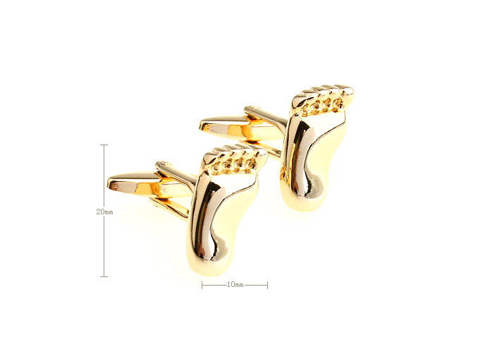 Barefoot light enough Cufflinks  Gold Luxury Cufflinks Metal Cufflinks Religious and Zen Wholesale & Customized  CL652863