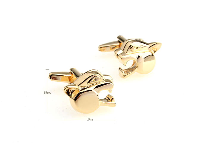 Leopard head Cufflinks  Gold Luxury Cufflinks Metal Cufflinks Animal Wholesale & Customized  CL652907