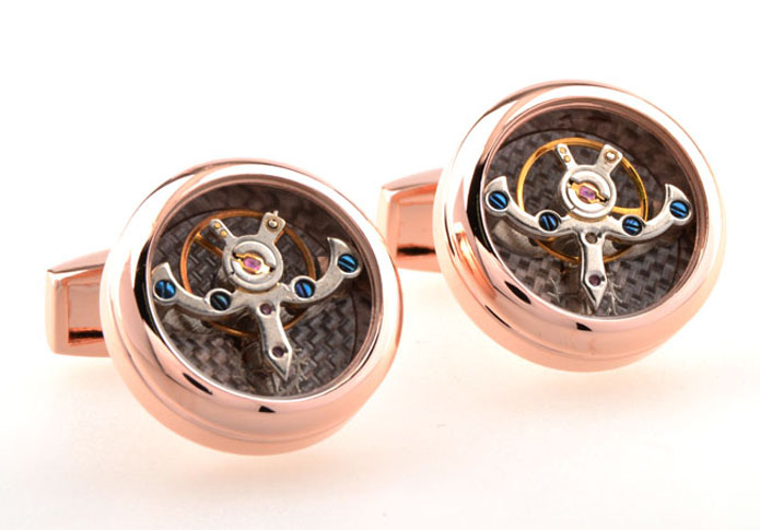 Steampunk with the smallest vintage watch movements Cufflinks  Multi Color Fashion Cufflinks Metal Cufflinks Tools Wholesale & Customized  CL654246