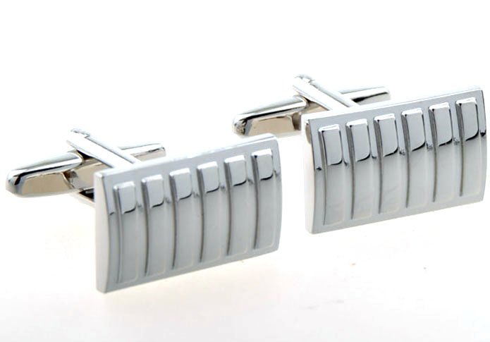 The keys of the piano Cufflinks  Silver Texture Cufflinks Metal Cufflinks Music Wholesale & Customized  CL654268